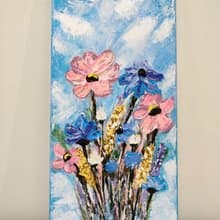 花束壓克力畫/無框畫/掛畫/原畫
