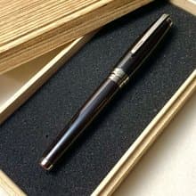 3952老山羊-X888 黑檀木 高清高亮版 標準鈦尖系列鋼筆