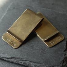 黃銅錢夾 Quote Money Clip-Quotes-