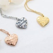 (Surgical Steel) Love Struck Heart Necklace Valentine's Day Gift for Her