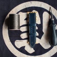 Apple watch錶帶訂製 日本馬臀皮革