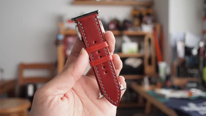 Apple watch錶帶訂製 日本馬臀皮革