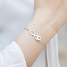 洗臉的貓手鍊 - 永恆與貓系列-抗敏醫療鋼