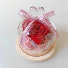 畢業花束禮物 香水瓶金莎愛心型永生玫瑰花束情人節生日告白求