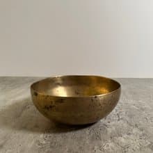 古董Jambati小缽輕盈 聲音低沉悠長 放鬆減壓 靜心 Singing bowl