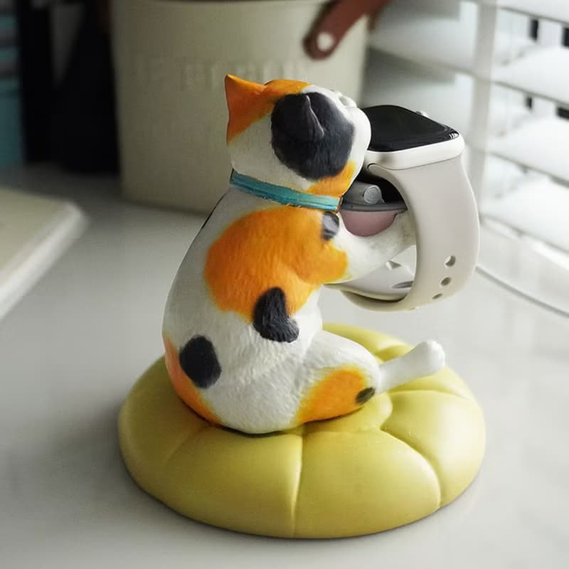 Apple Watch 療癒寵物充電座 / 香氛座 / 禮物推薦 三花貓