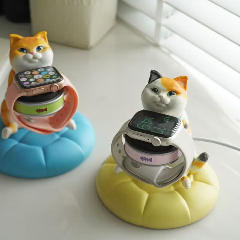 Apple Watch 療癒寵物充電座 / 香氛座 / 禮物推薦 三花貓