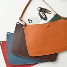 【 栃木レザー サコッシュ -original-】 革 レザー バッグ ショルダーバッグ ポシェット メンズ プレゼント ギフト クリスマス DK02M