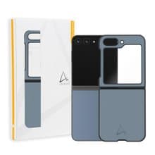 ARMOR Samsung Galaxy Z Flip5 全真皮電話保護殼_霧峰藍