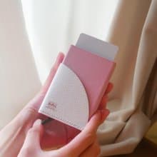 【法國山羊皮】自動彈出 !  RFID 防盜鋁合金皮革