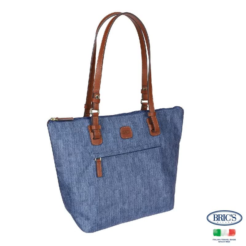 【BRIC' S】X-Bag3合1中尺寸 手提肩背袋(附小側背包包)-水洗牛仔