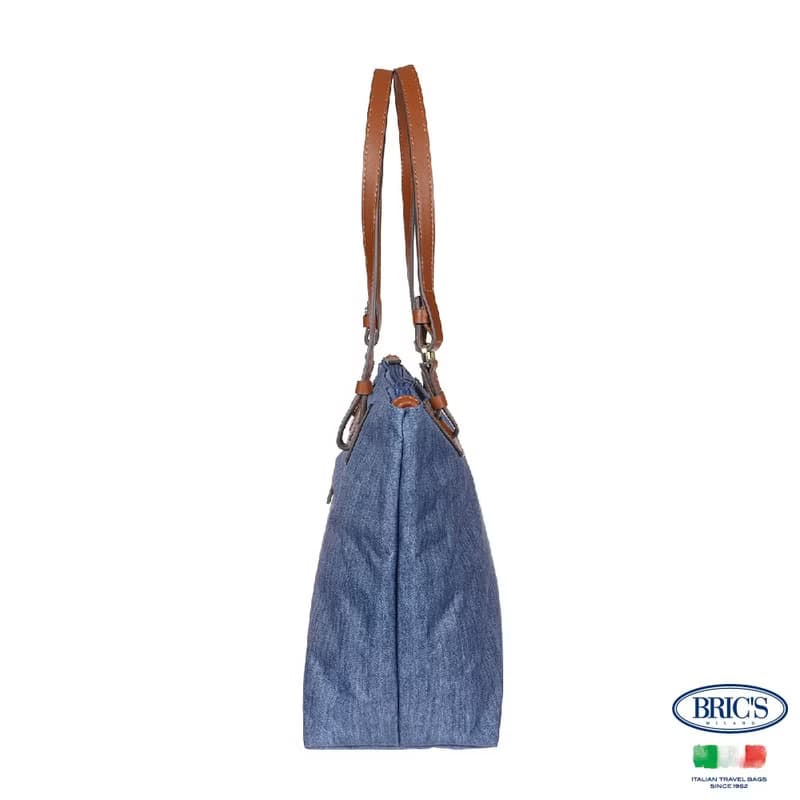 【BRIC' S】X-Bag3合1中尺寸 手提肩背袋(附小側背包包)-水洗牛仔