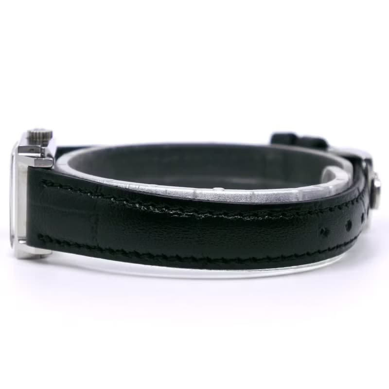 【日本直送】オメガ OMEGA ジュネーブ 腕時計 cal.1070 SS × 型押しレザー 手巻き シルバー文字盤 レディース【中古】