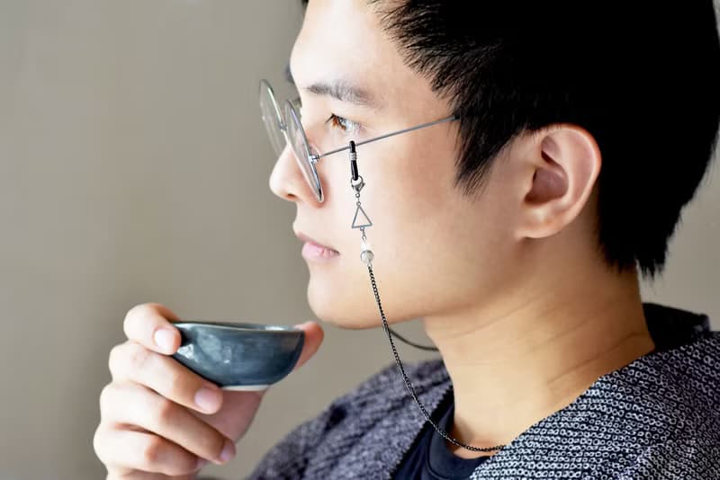 灰金羽雀 - 不銹鋼眼鏡/口罩鏈  簡約 文青 酷 個性 銀 黑