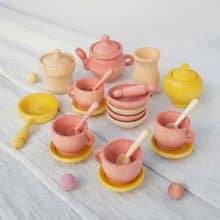 Wooden Tea Set Montessori toy Toddler eco-friendly Play accessories