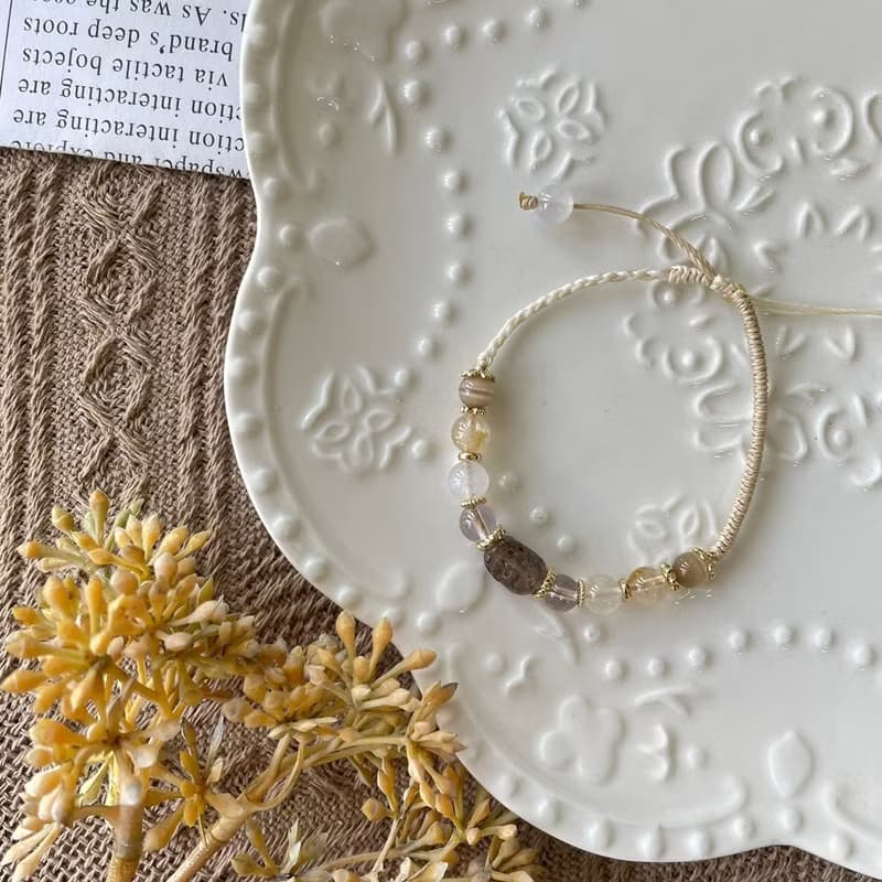 聚財超七貔貅編織手鍊