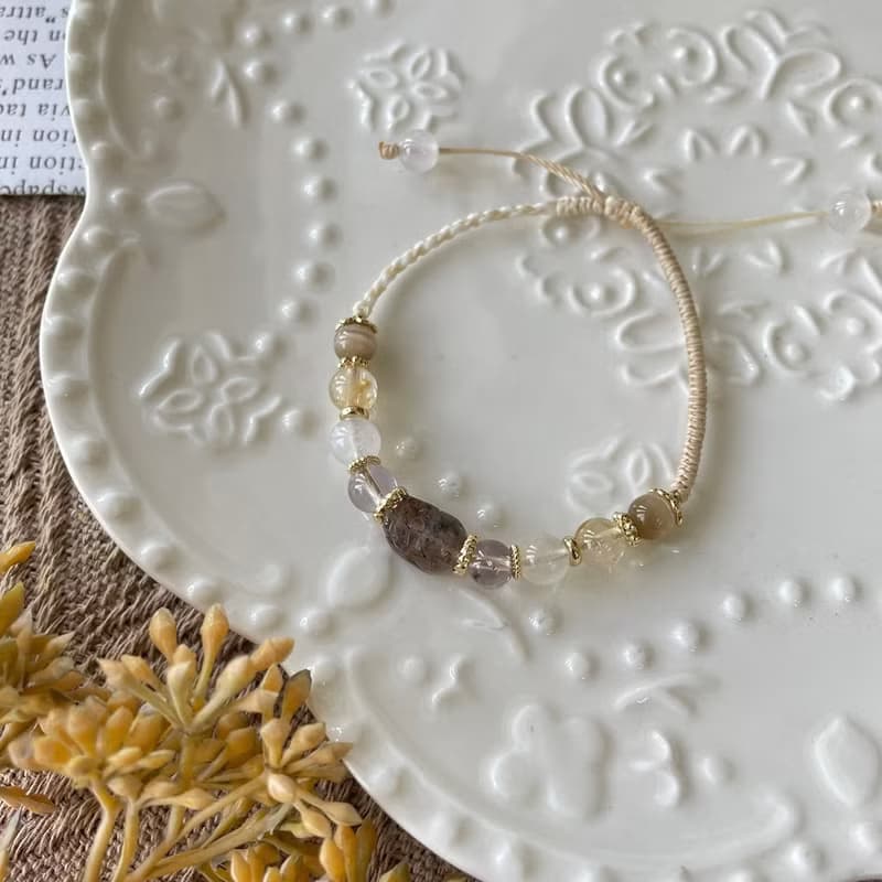 聚財超七貔貅編織手鍊