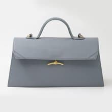 【LeeLoo Bag】 灰藍色牛皮