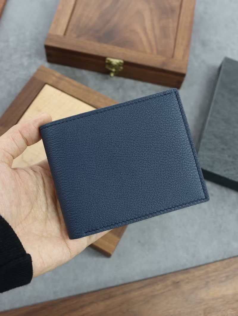 Nativemade 短銀包 法國山羊皮 男裝 短夾 錢包 錢夾