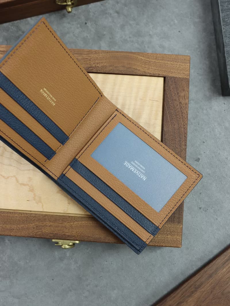 Nativemade 短銀包 法國山羊皮 男裝 短夾 錢包 錢夾