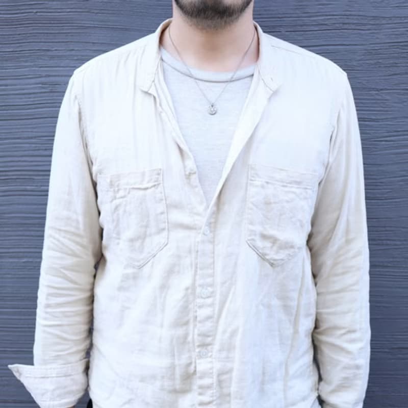 錫×銀項鍊 已蓋章的錫項鍊 Horus