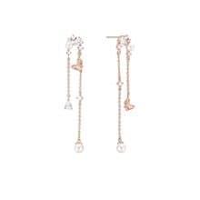 Aloha 優雅蝴蝶珍珠耳環