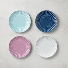 石丸波佐見燒 - 八重菊淺盤  - (2件組) - 16.8 cm