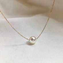 High quality Akoya pearl necklace K18 750  海水真珠