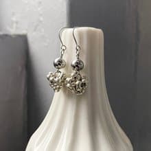 初雪耳墜 不鏽鋼耳環 日本珠 禮物