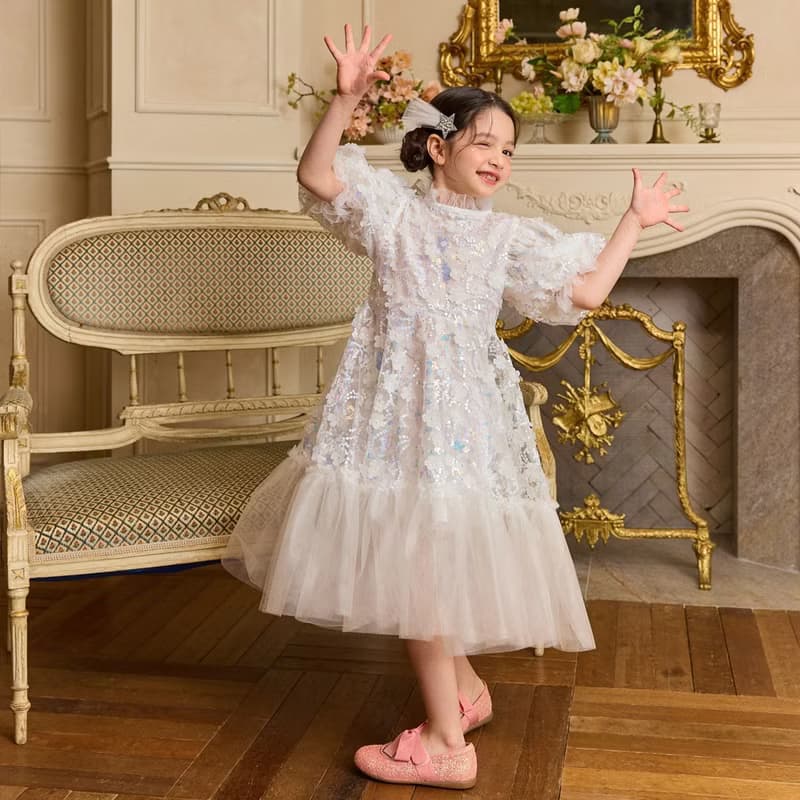 Starlight Serenade Dress-Jewel White