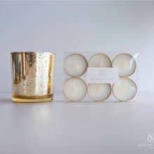 璀璨金星空燭杯+香氛茶蠟組