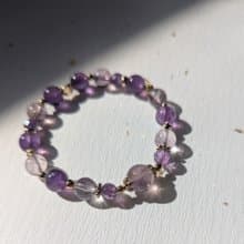 天然紫水晶設計手鍊
