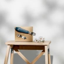 A.Brolly亞伯尼聯名北影25環保餐具(匙+叉) 摺疊餐具