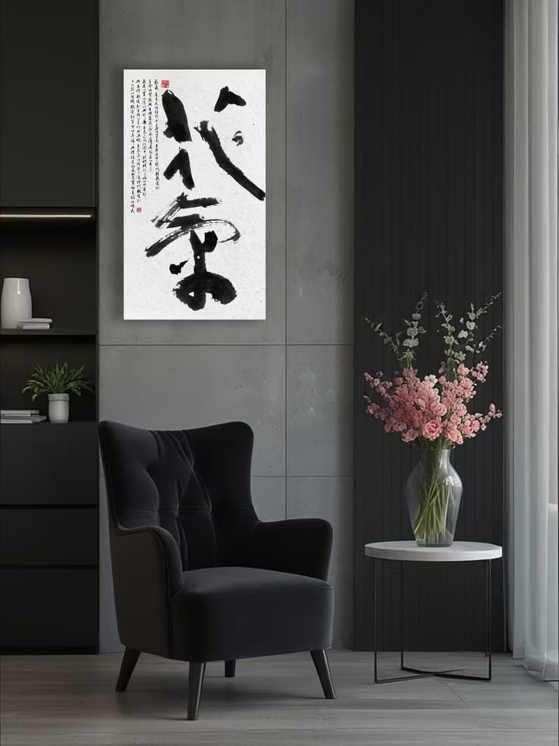 書法-無框畫 | 喬遷禮物 | 開店 | 民宿佈置 | 搬新家 | 裝飾畫