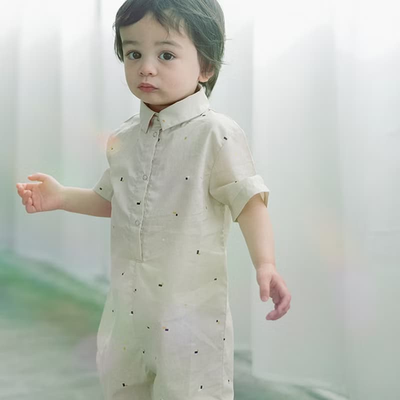 日本Haruulala【New 連身褲裝 4色 童裝】1-2歲 有機棉  男孩女孩