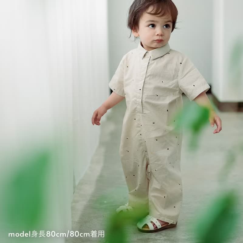 日本Haruulala【New 連身褲裝 4色 童裝】1-2歲 有機棉  男孩女孩