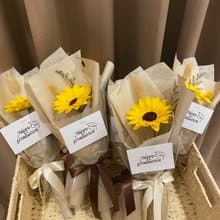 畢業花束 向日葵花束 乾燥花束 香皂花束 企業花禮