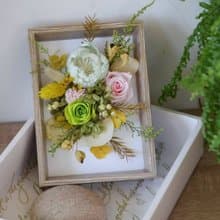 永生索拉花桌框/壁飾