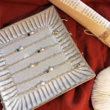 │輕奢│法式宮廷風 • 天然珍珠 • 手鍊 • 14K注金 • 14kgf