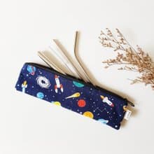 【火箭】 餐具袋 吸管袋 環保 筆袋 刷具袋 聖誕交換禮物