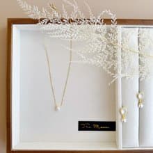 【精緻禮盒】天然淡水珍珠項鍊 純銀鍍金S925－夜曲 #18KGF 氣質