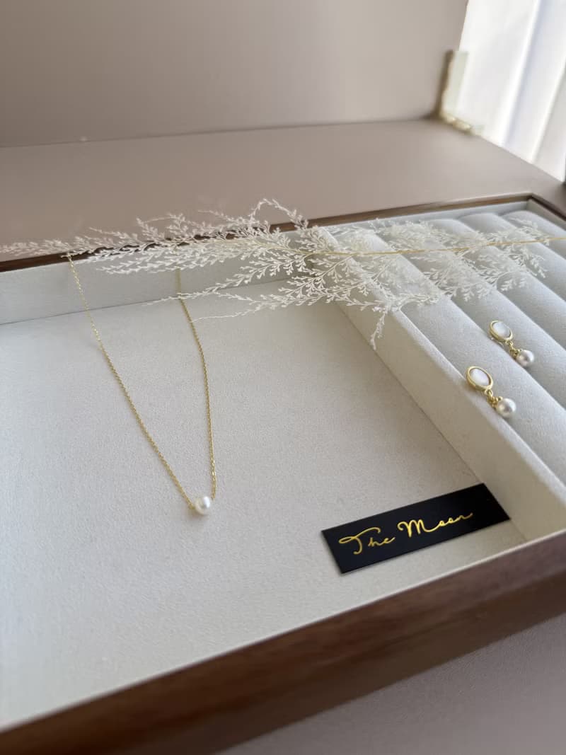 【精緻禮盒】天然淡水珍珠項鍊 純銀鍍金S925－夜曲 #18KGF 氣質