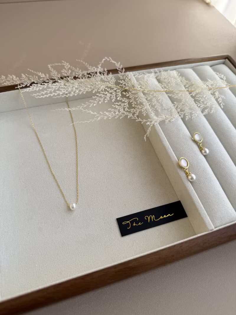 【精緻禮盒】天然淡水珍珠項鍊 純銀鍍金S925－夜曲 #18KGF 氣質