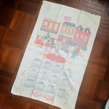 1965 美國早期布面月曆 shop