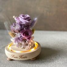 夢幻經典玻璃鐘罩 小花園 小王子 夜燈 情人節禮物 生日禮物