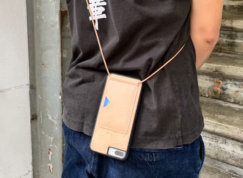 SMILE FACE 咭位斜背手機殻 皮革材料包 iPhone15 XR 好好縫 DIY