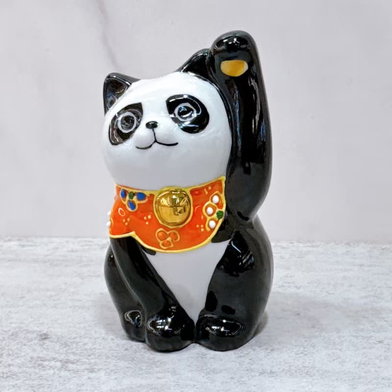 【熊趣萌韻】日本九谷燒招財貓 | 熊貓 - 3.2號