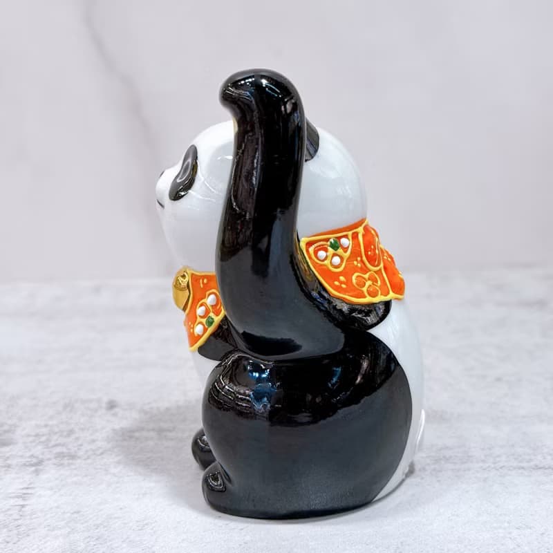 【熊趣萌韻】日本九谷燒招財貓 | 熊貓 - 3.2號