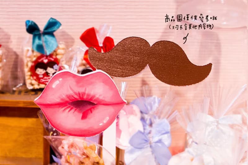 拍照道具-鬍子+嘴唇手拿板 | 婚紗外景攝影 婚紗照 網美 趣味