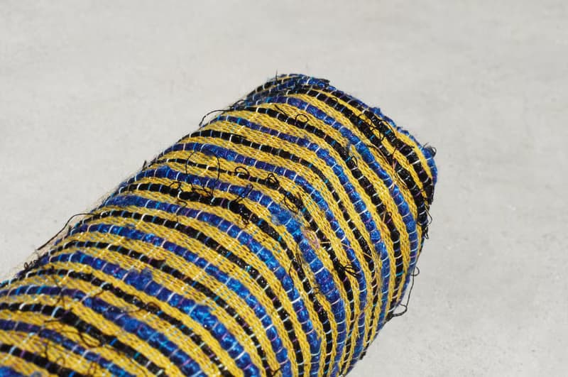 七夕禮物 限量一組 手工編織筆袋 / 收納包 / 筆盒 / 雜物包 / 餐具袋 / 餐具包 - 藍色星辰感 編織 手捻紗麗線筆袋組